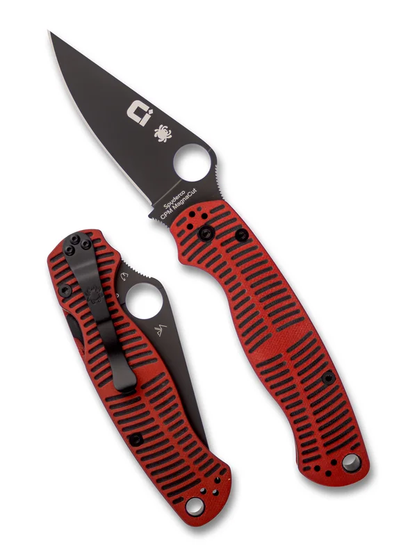 Para Military 2 Red/Black G-10 CPM MagnaCut Crucible