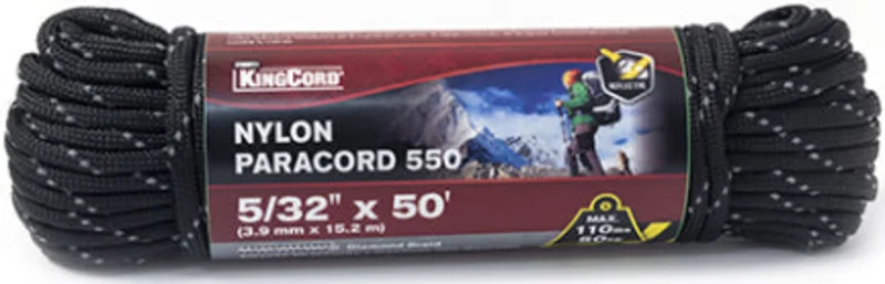 PARACORD NYLON 550 5/32INX50FT REF BK