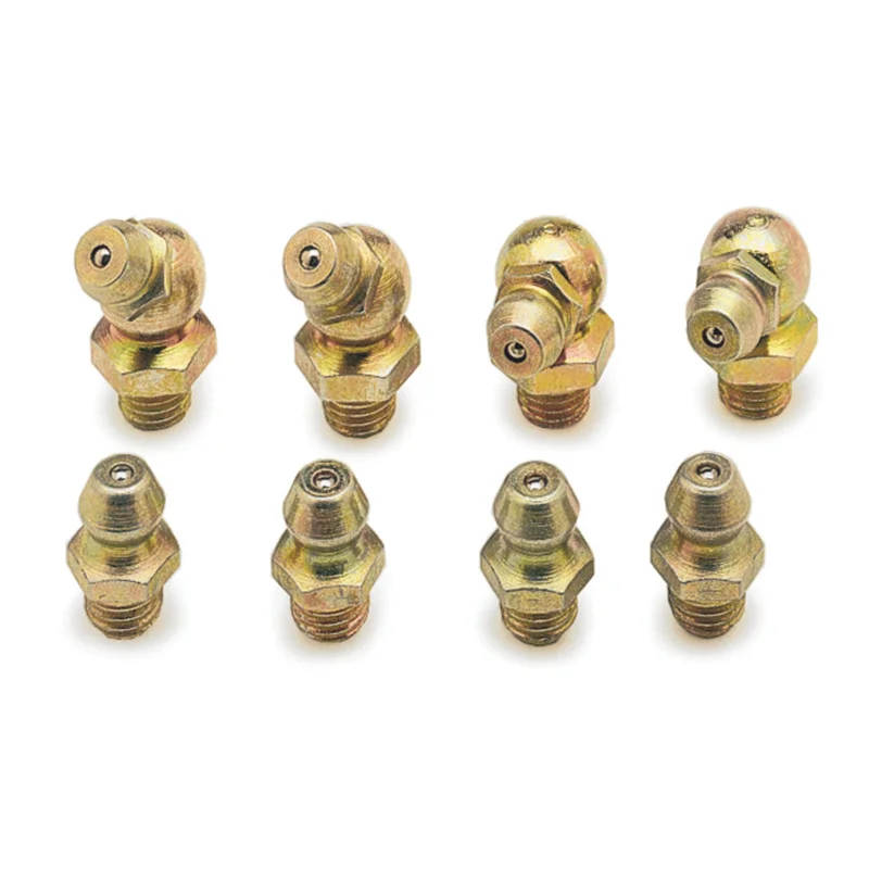 Performance Tool 8 pc. SAE Grease Fitting Assortment 1/4" x 28 Thread