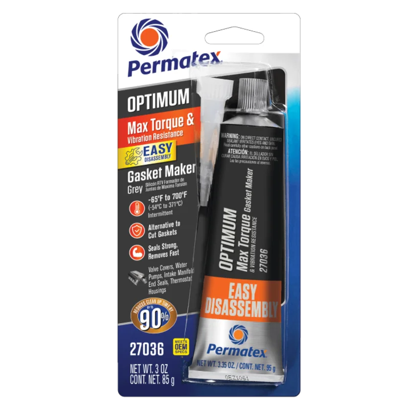 Permatex Optimum Easy-Disassembly Grey Rtv Silicone Gasket Maker