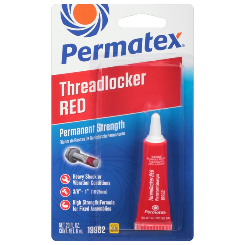 Permatex Permanent-Strength Red Threadlocker 6 ml
