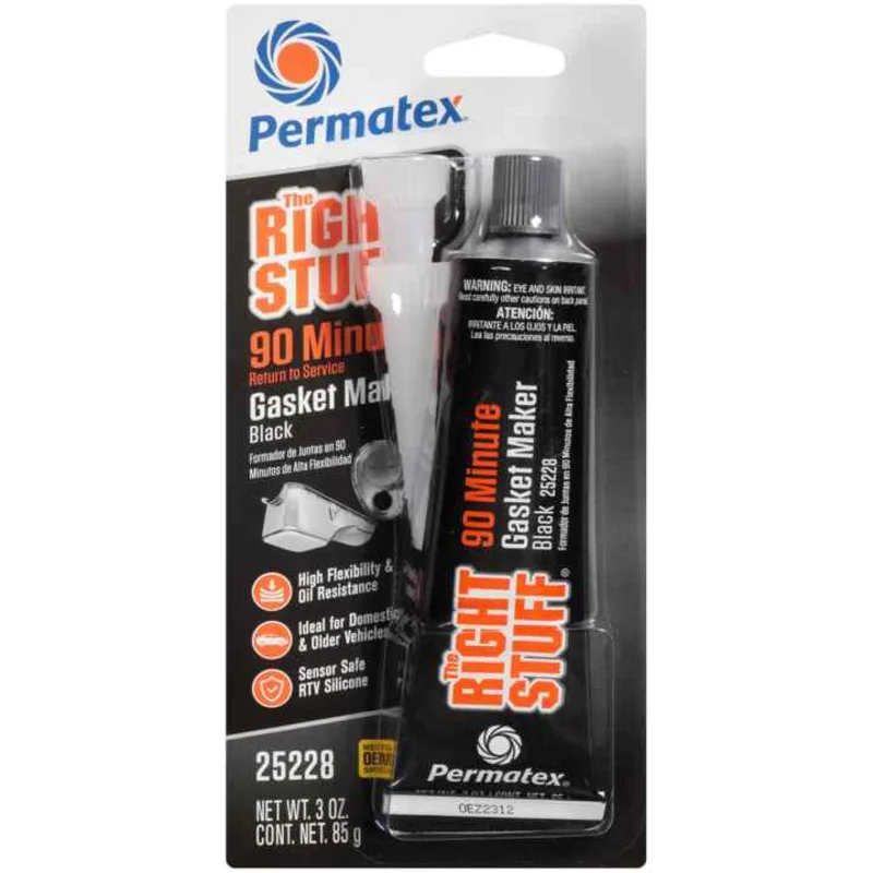 Permatex The Right Stuff 90 Minute Black Gasket Maker, 3 Oz Black