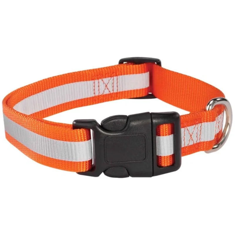 Pet Pals Guardian Gear Reflective Collar 14-20In Orange Orange