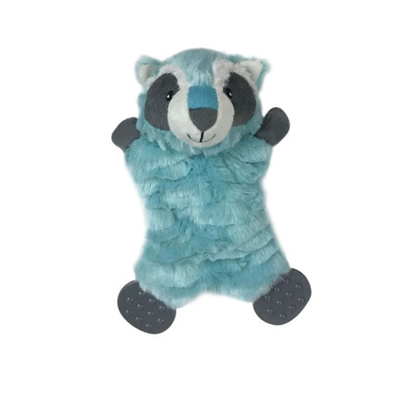Pet Park Boulevard Flatties Raccoon Dog Toy
