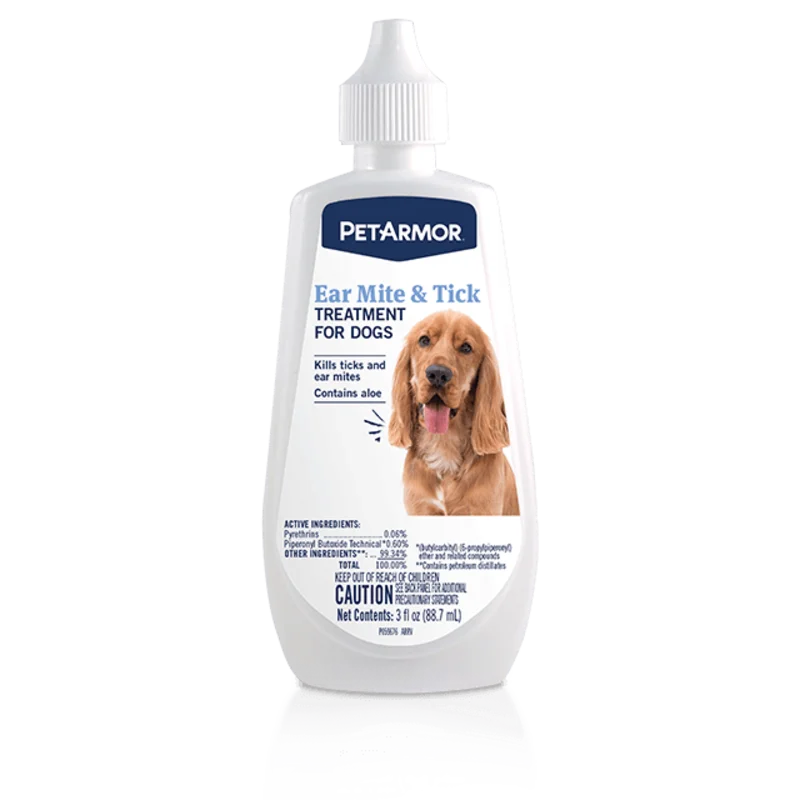PetArmor Ear Mite and Tick Treatment for Dogs