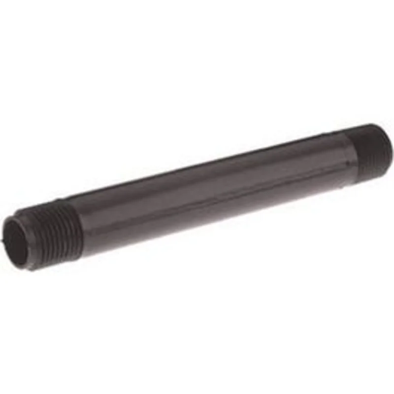 Pipe Fitting, Polyethylene Nipple, Schedule 40, 1/2 x 5-In.