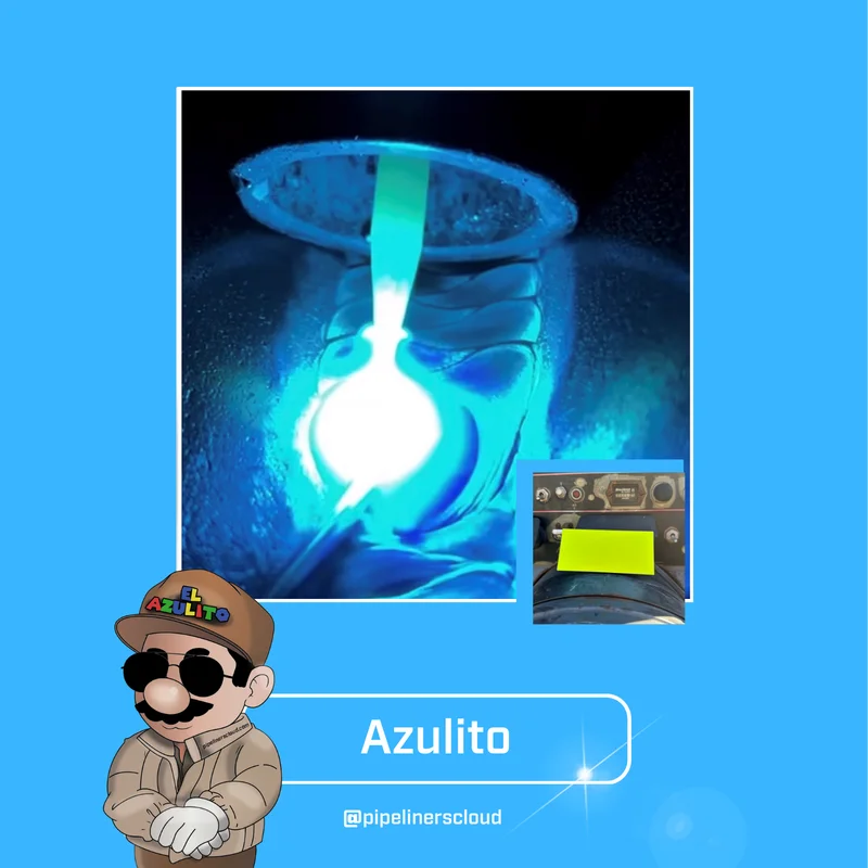 PIPELINERS CLOUD Fixed Blue Shade Welding Lens "El Azul or El Azultio"weld