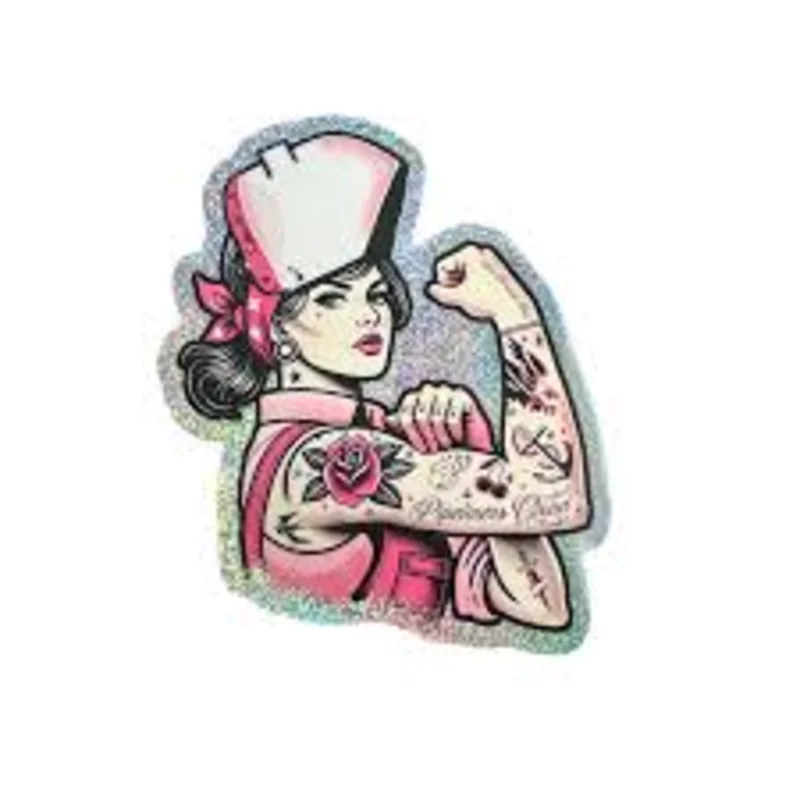 PIPELINERS CLOUD Woman Welder Sticker
