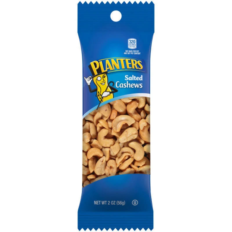 Planters Salted Cashews 2 OZ BAG