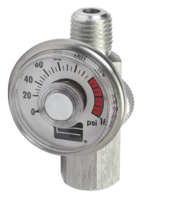 Plews & Edelmann Plews 41-135 Air Line Regulator with Gauge