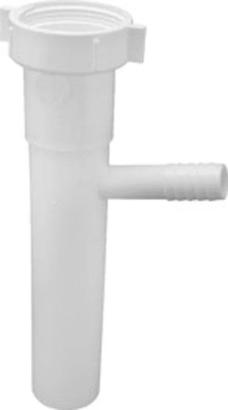 Plumb Pak 1-1/2 in. x 8 in. Plastic Dishwasher Branch Tailpiece, White