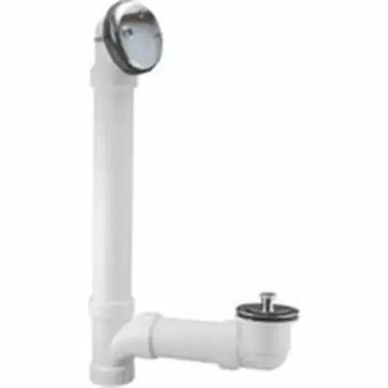 Plumb Pak 11/2" Schedule 40 Bath Drain Zinc Die Cast Lift 'N Turn With Pipe And Tee