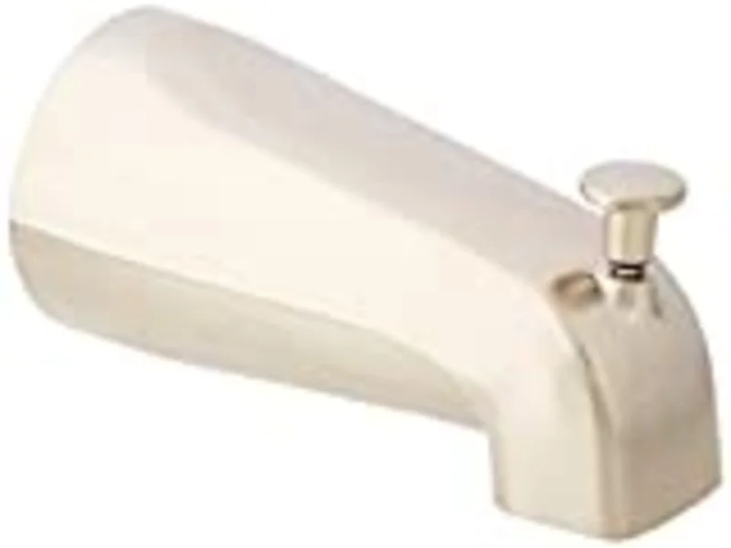 Plumb Pak 3/4-in IPS Brushed Nickel Front End Diverter Bathtub Spout 3/4"