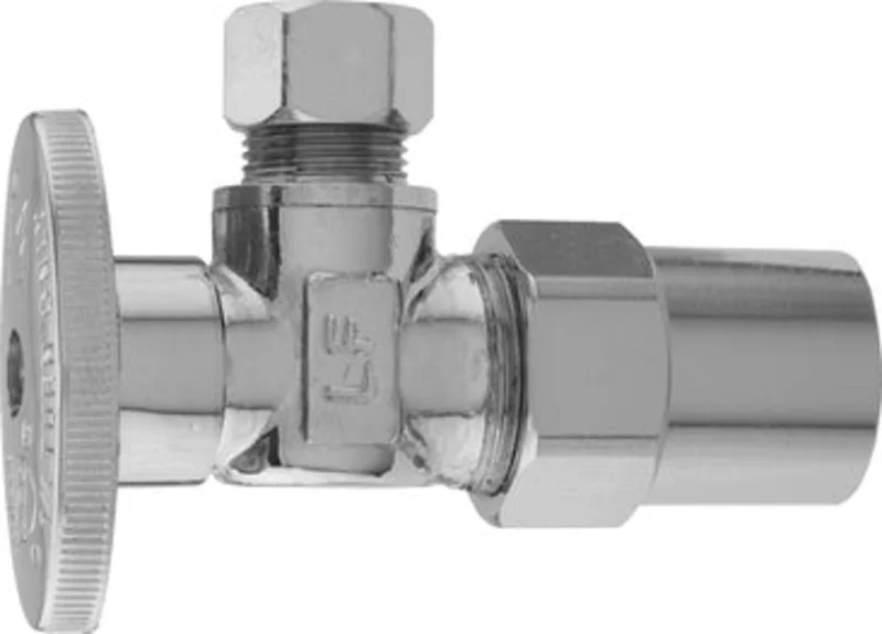 Plumb Pak Angle Transitional Water Supply Line Valves 1/2" X 3/8"