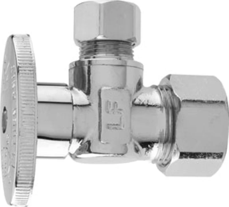 Plumb Pak Angle Valve Brass 1/2" x 3/8"