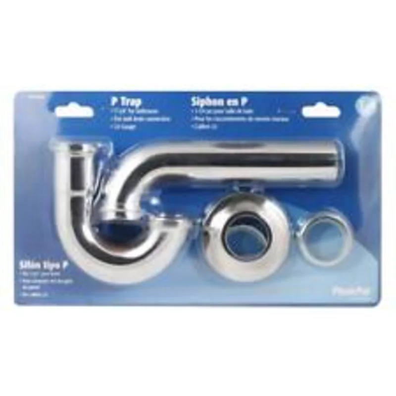 Plumb Pak P-Trap, Less Cleanout. 11/4" x 11/4"
