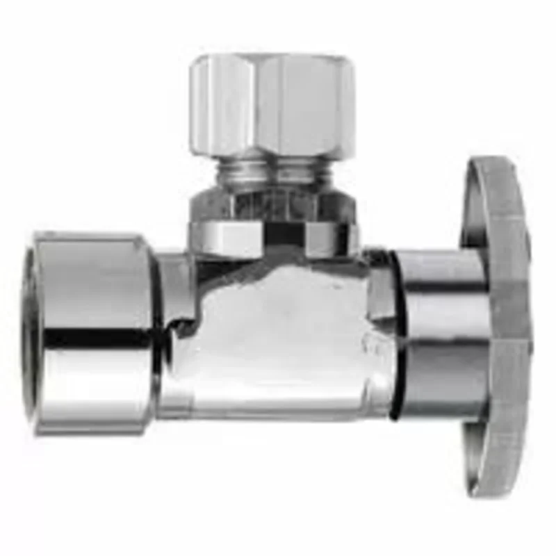 Plumb Pak Quarter Turn Angle Valve, 3/8" X 3/8"