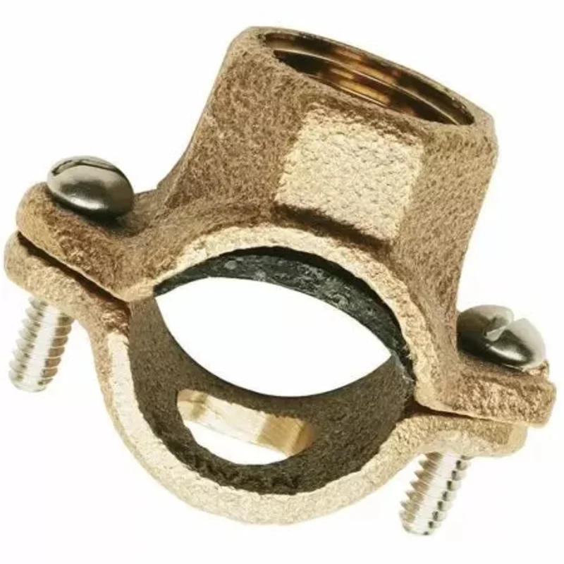 Plumb Pak Saddle Tee, 1/2" Fip
