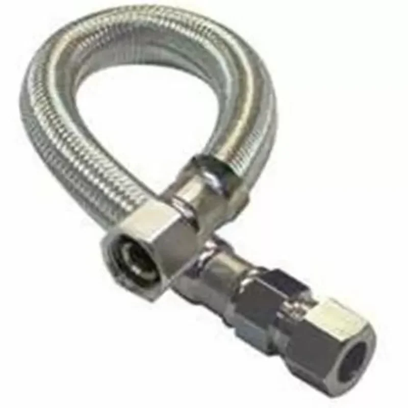Plumb Pak Sink Supply Line, 3/8" x 3/8" x 16", Stainless Steel
