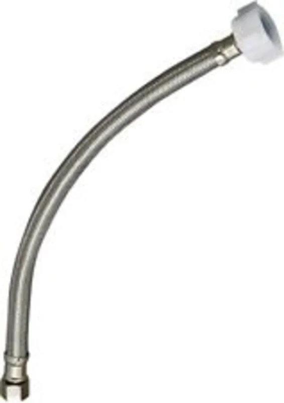 Plumb Pak Stainless Steel Toilet Supply Tube, 3/8"x 7/8" X 12"