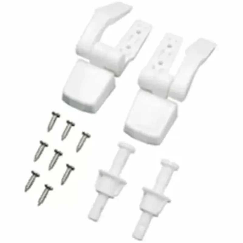 Plumb Pak Toilet Seat Components - Fit All Toilet Seat Hinge Straight 4"