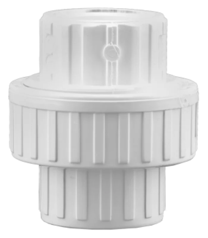 Plumbeeze White PVC Slip Union