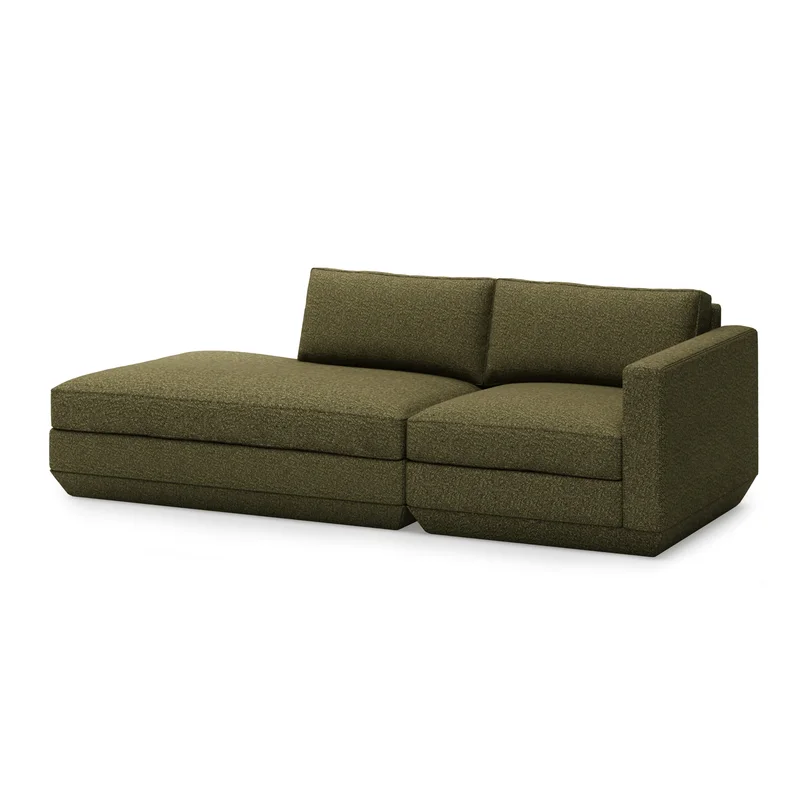 Podium 2 PC Left Lounge Sofa