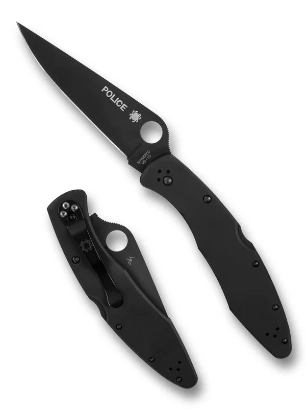 Police Model Black Stainless Black Blade