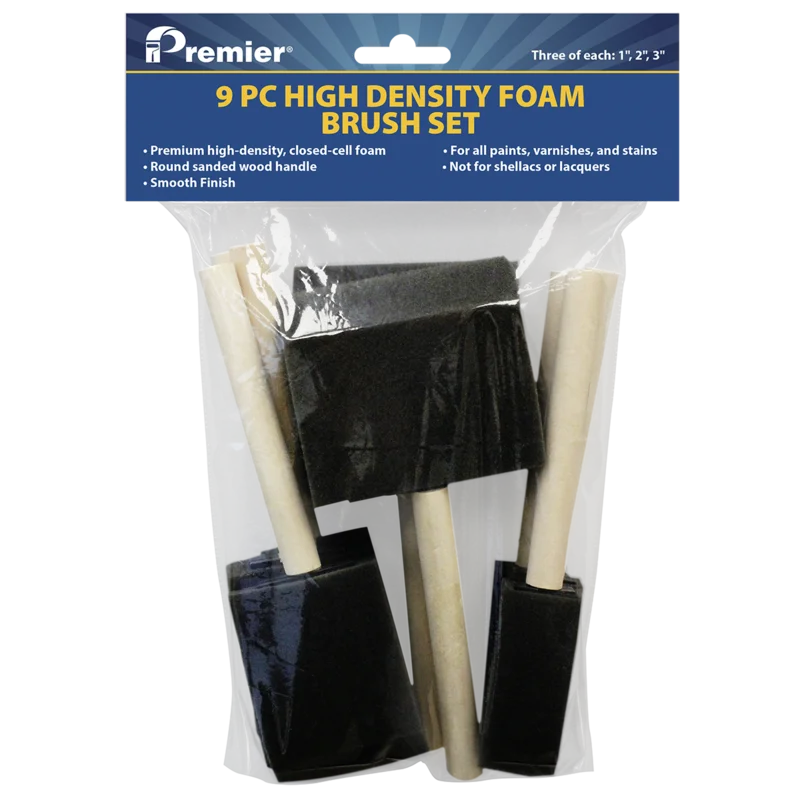 Premier High Density Foam Brushes