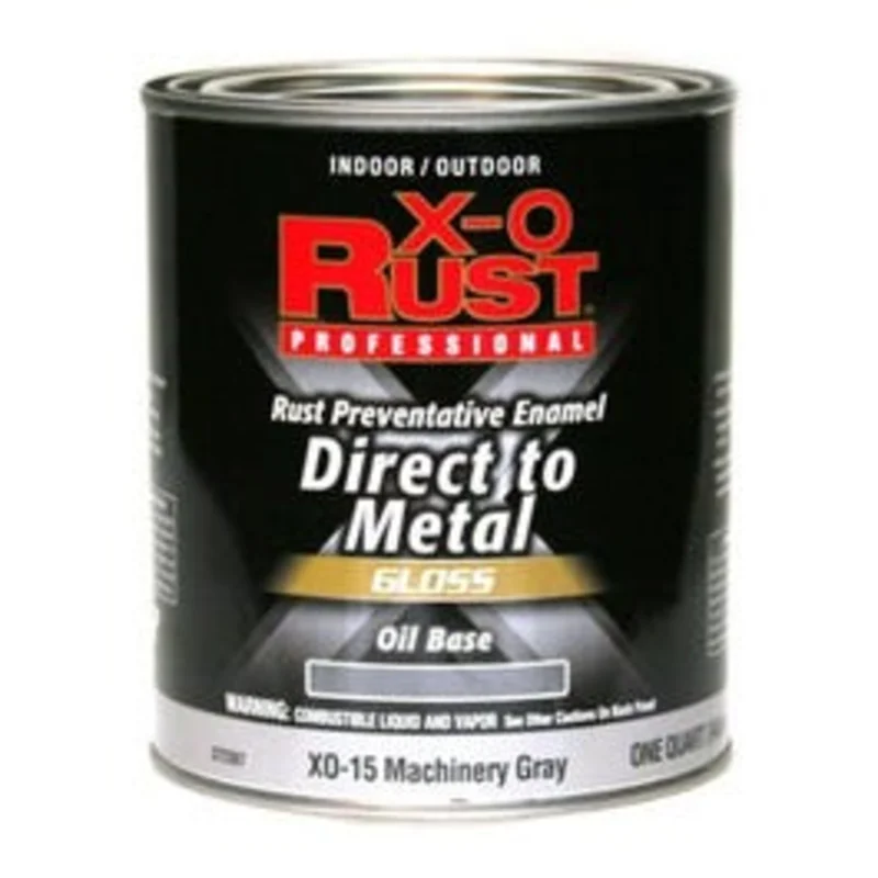 Premium Ant-Rust Oil-Base Enamel, Machinery Gray Gloss, 1-Qt.
