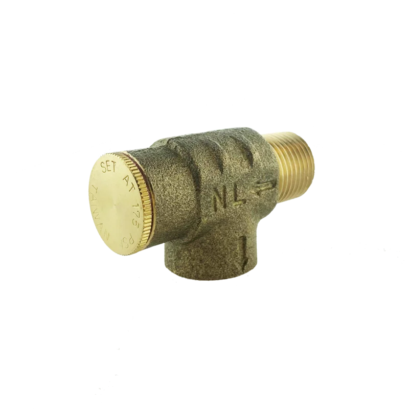 Pressure Relief Valve 1/2" 175psi, Lead-Free Brass