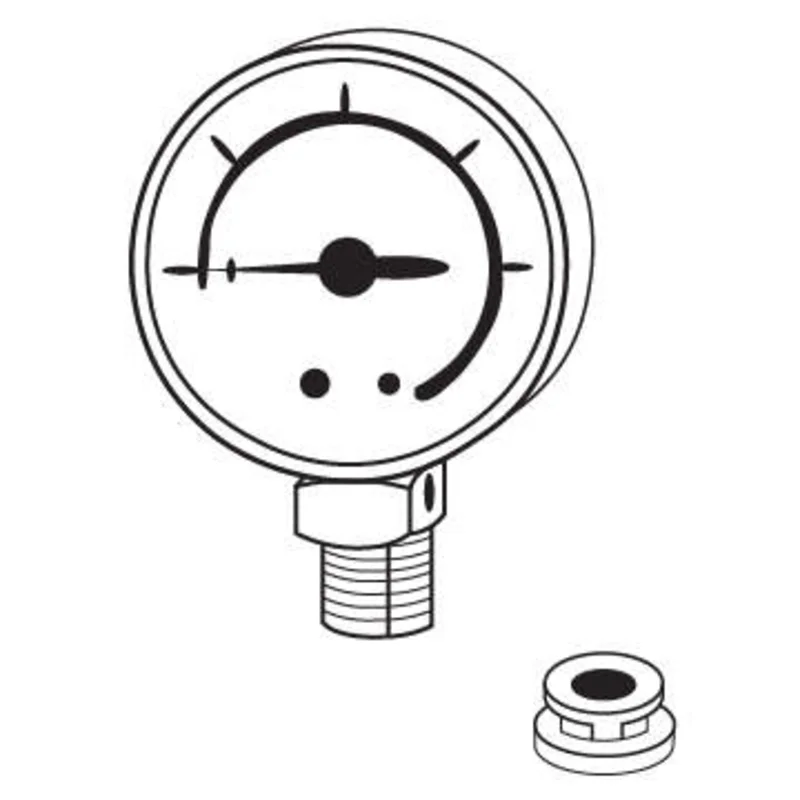 Presto Steam Gauge with Black Rubber Adaptor for Presto Pressure Canners 22 qt.