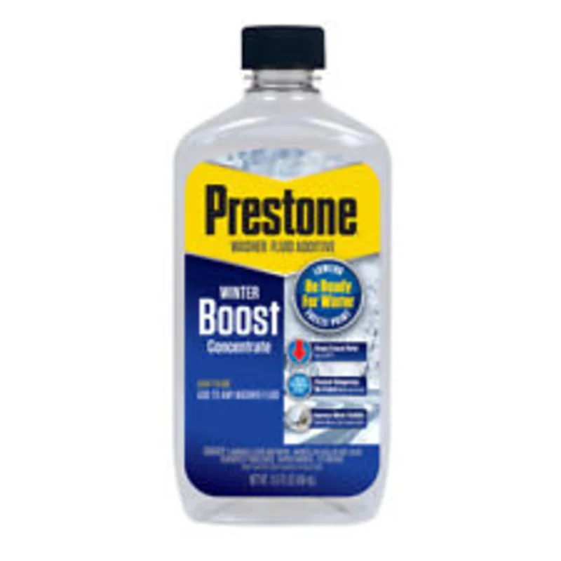 Prestone Washer Fluid Booster De-Icer Additive with Dirt Blocker 15.5 oz.