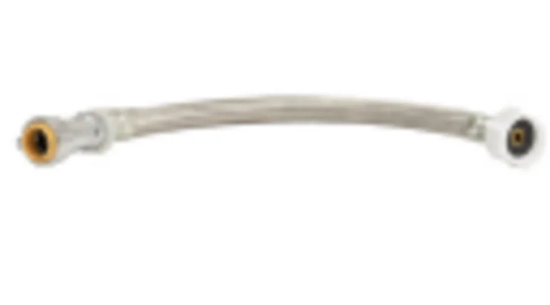 Probite 1/2 Straight Valve x 7/8 Plastic Female, 12 Toilet Connect Hose