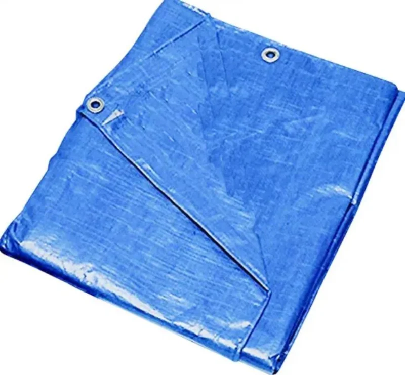ProSource Medium Duty Blue Tarpaulin 5 mil Thick Polyethylene Blue