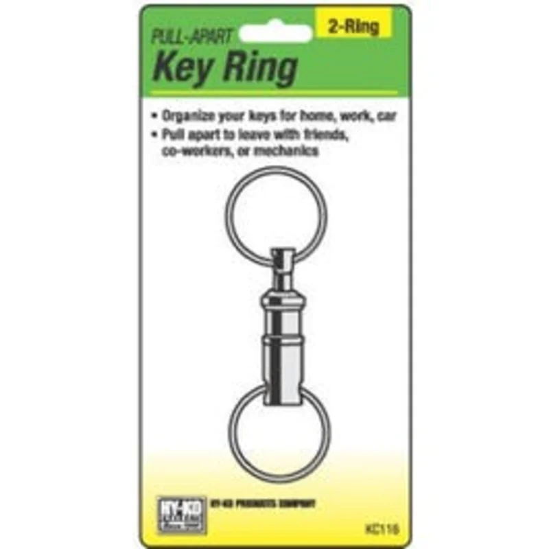 Pull-Apart Key Ring, Siver