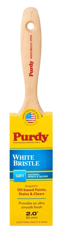 Purdy White Bristle Sprig Paintbrushes 3 In.