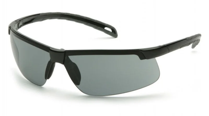 Pyramex Ever-Lite Retail Gray H2X Anti-Fog Lens with Black Frame Black