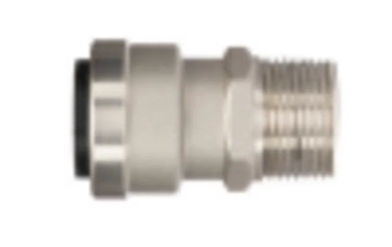 QuickFitting 1/2 x 1/2 MNPT Straight Male Adapter