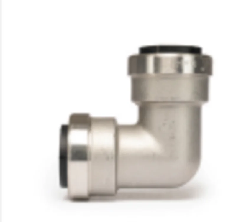 QuickFitting Stainless Steel Push Fittings 1/2 x 1/2 MNPT Elbow