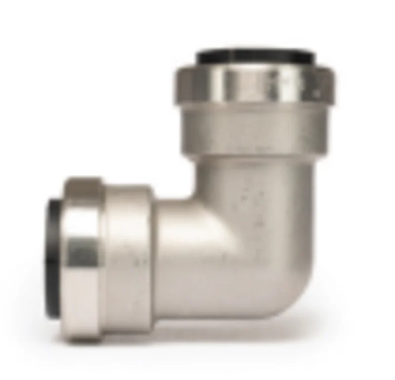 QuickFitting Stainless Steel Push Fittings 3/4 x 3/4 MNPT Elbow