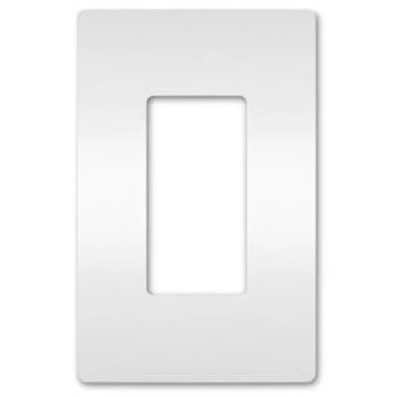 Radiant 1-Gang Plastic Wall Plate, White