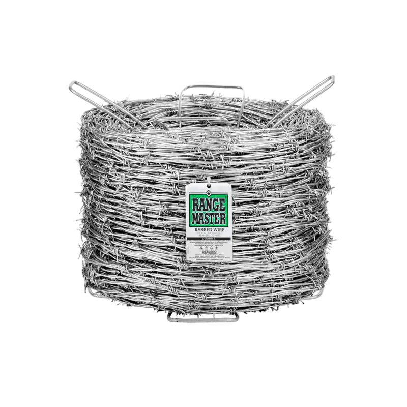 Range Master Barbed Wire 1320 ft L, 5 in Barb, Zinc Coated
