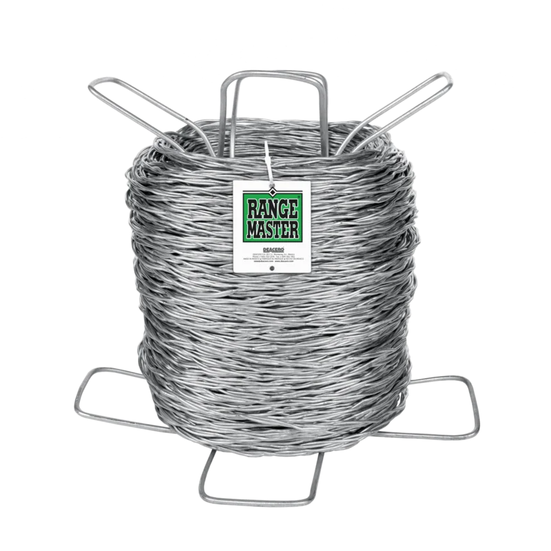 Range Master Barbless Wire 1320 Ft L, 12.5 Gauge, Zinc Coated