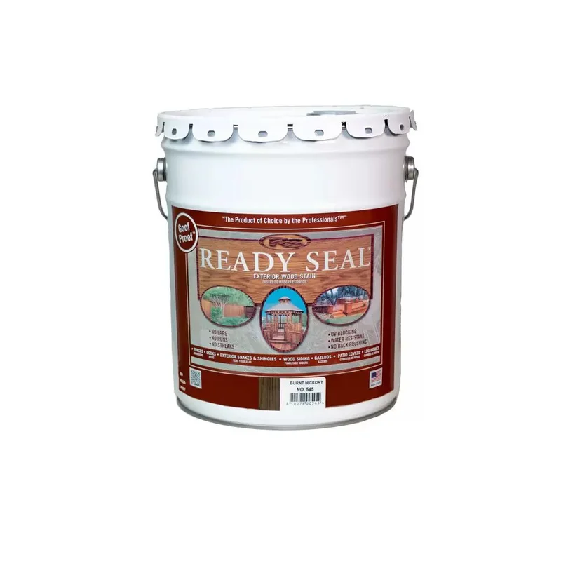Ready Seal Exterior Wood Stain and Sealer - Burnt Hickory , 5 Gallon Burnt Hickory