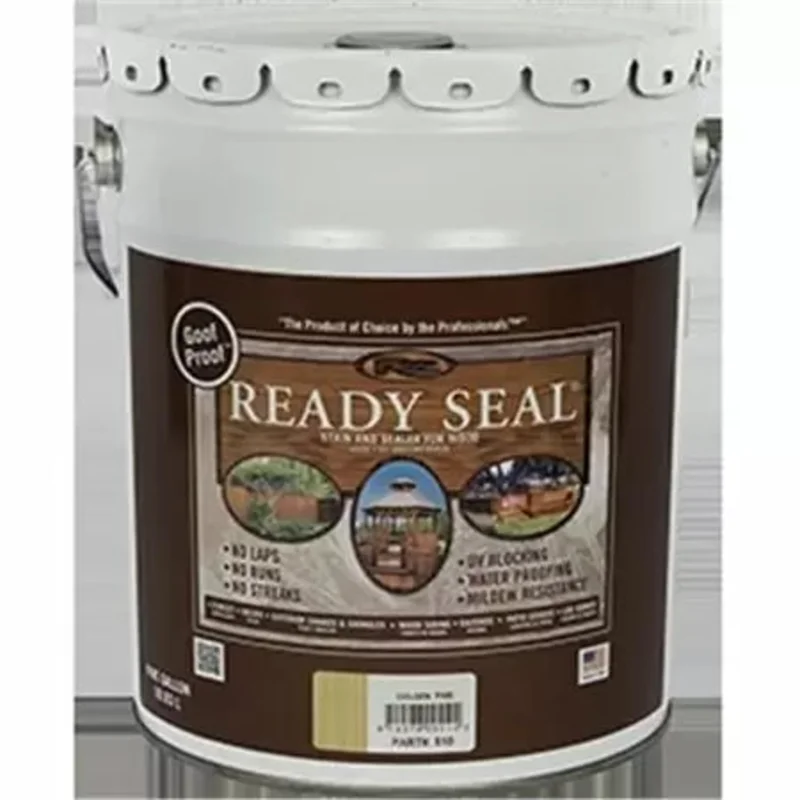 Ready Seal Exterior Wood Stain and Sealer - Golden Pine , 5 Gallon Golden Pine