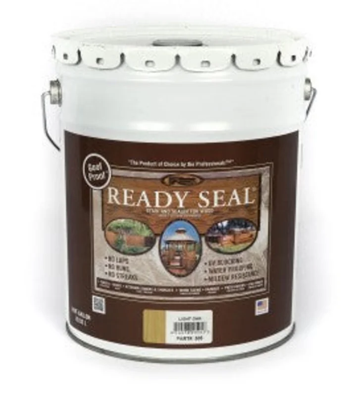Ready Seal Exterior Wood Stain and Sealer - Light Oak , 5 Gallon Light Oak