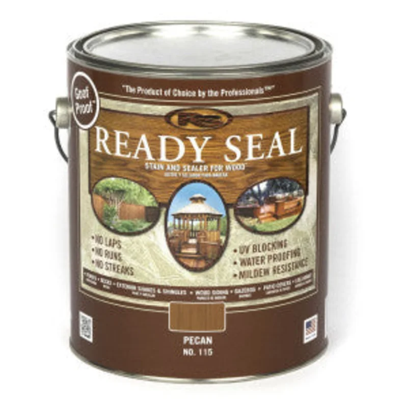 Ready Seal Exterior Wood Stain and Sealer -  Pecan, 1 Gallon Pecan