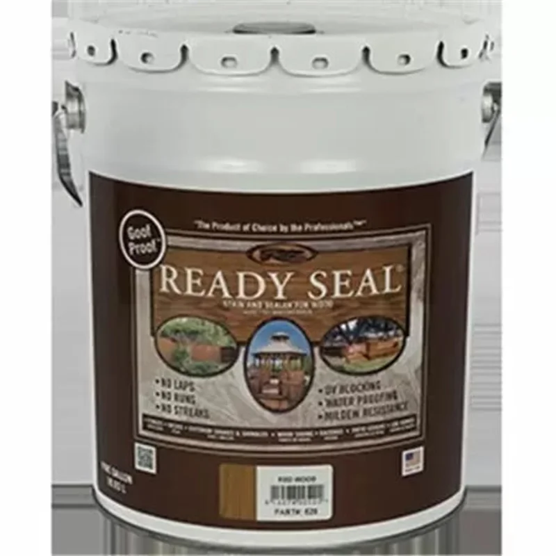 Ready Seal Exterior Wood Stain and Sealer - Redwood , 5 Gallon Redwood
