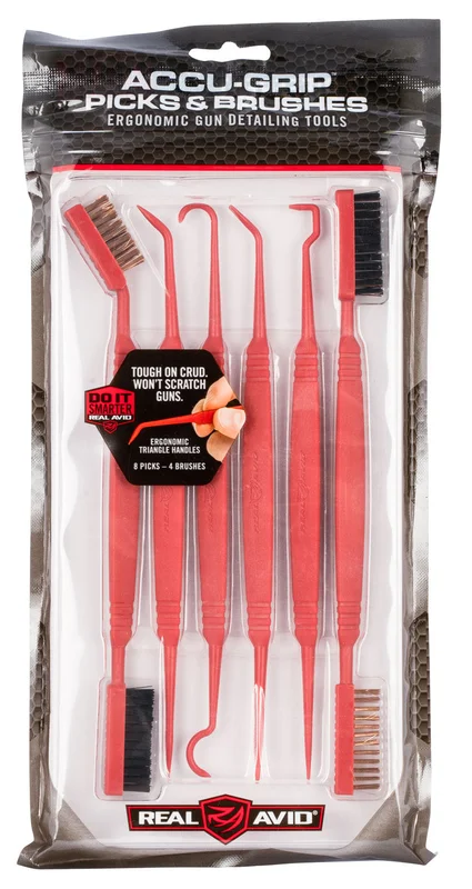 Real Avid/Revo AVPBS Accu-Grip  Picks & Brushes Rifle/Shotgun Plastic